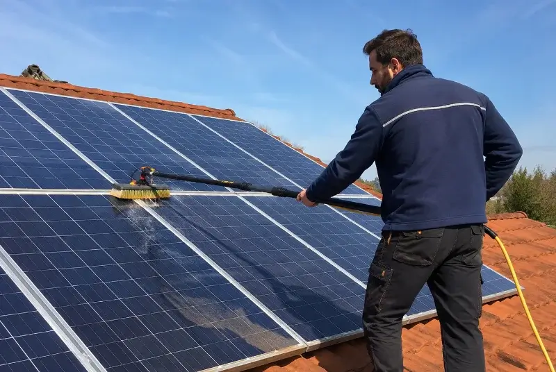 Nettoyage et entretien de panneaux solaires à Guîtres