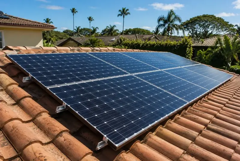 Installation de panneaux solaires à Guîtres